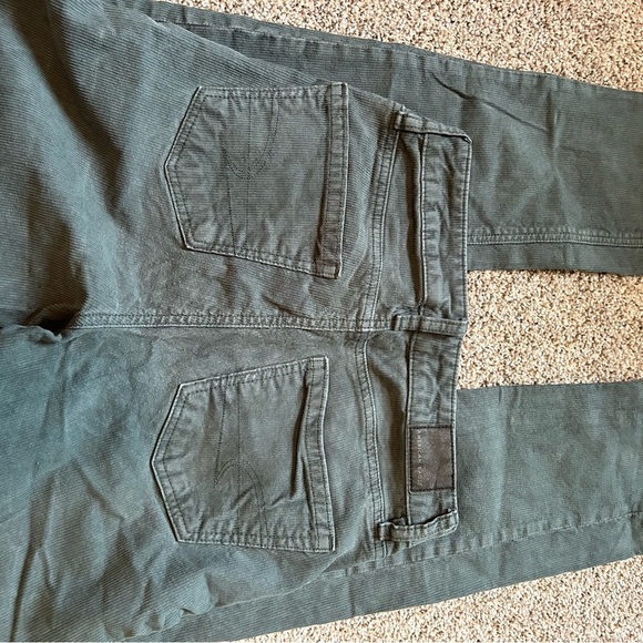 American eagle corduroy green high rise mom straight jean - Picture 6 of 6